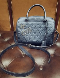 Louis Vuitton Speedy Bandouliere 25 - full view with shoulder strap