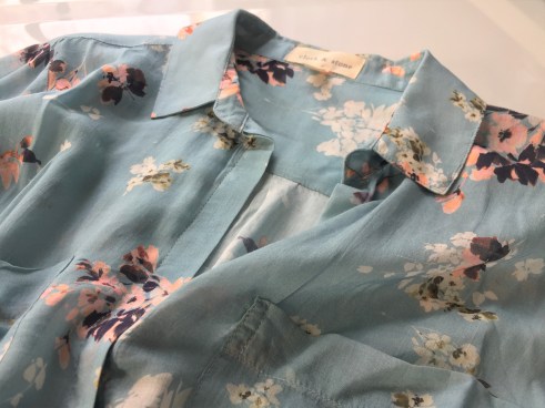 Sheer and delicate Cloth and Stone Tavira Buttondown by Anthropologie