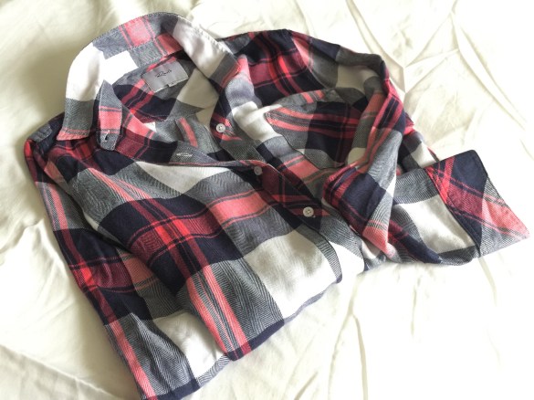 Rails Hunter Plaid Shirt Folded