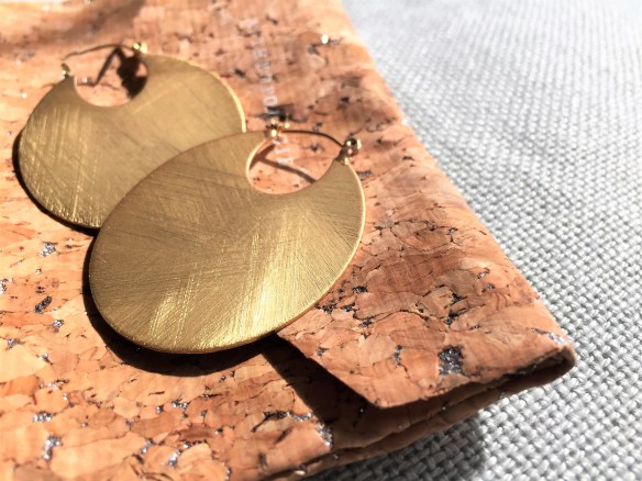 Lovely, Plated Metal Cleo Hoop Earrings by Anthropologie