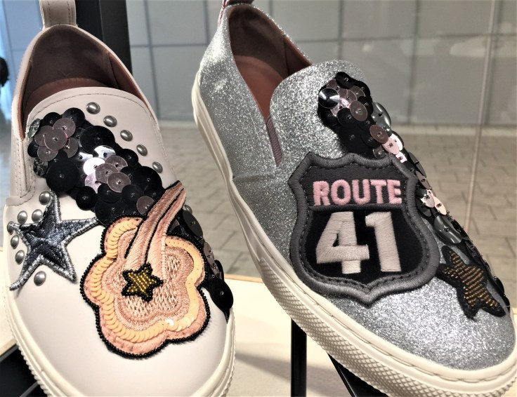 Slip-on Coach sneakers - C115 with sequins and star patches, C115 with Cherry Patches