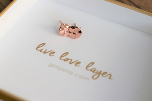 Gorjana Chloe Small Studs in Rose Gold